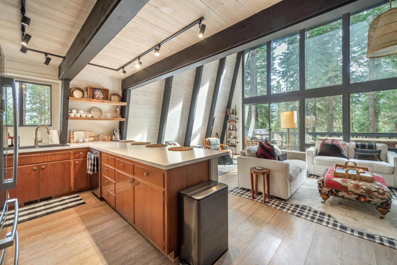 Mid Century Modern A-Frame Cabin At Northstar Villa Truckee Dış mekan fotoğraf