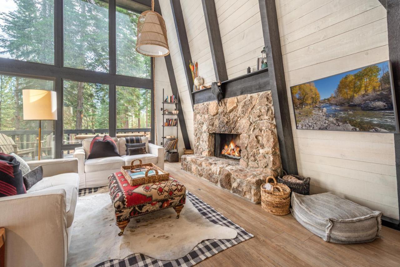 Mid Century Modern A-Frame Cabin At Northstar Villa Truckee Dış mekan fotoğraf